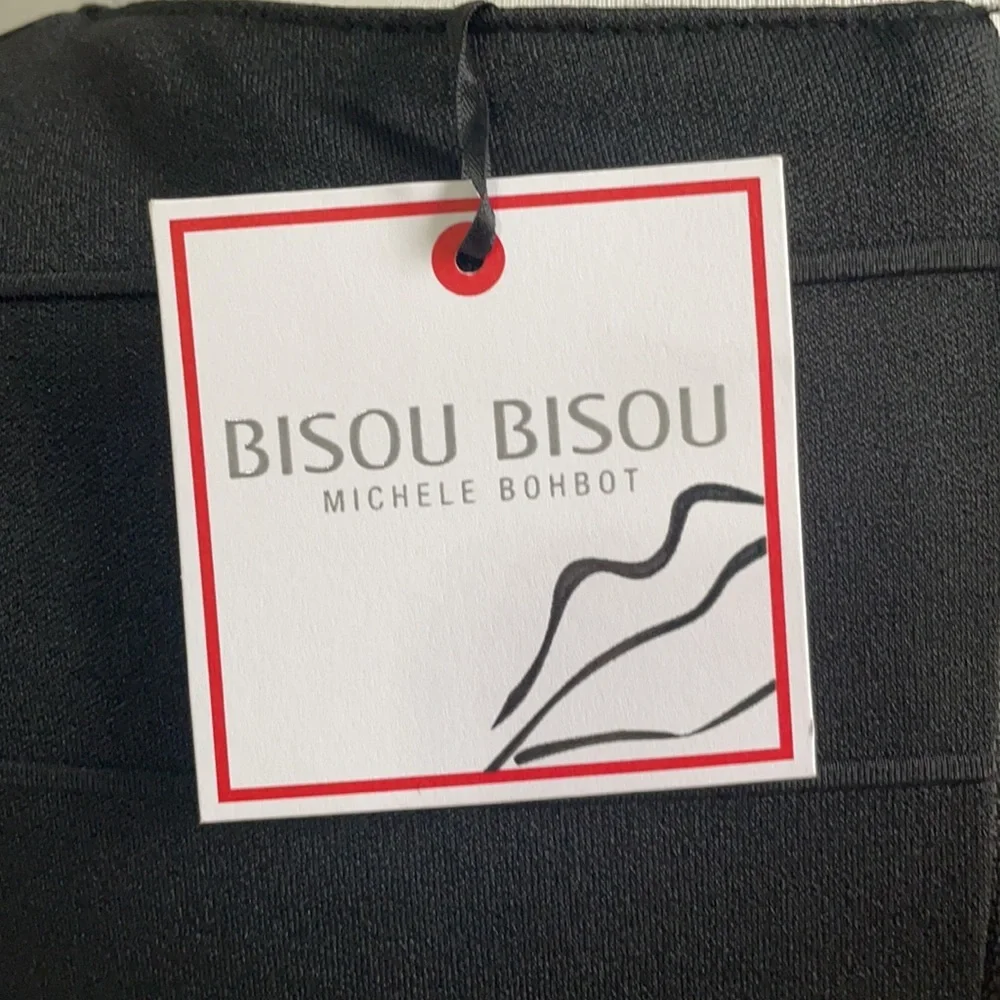 NWT Bisou Bisou Black Midi Dress - Picture 4 of 6